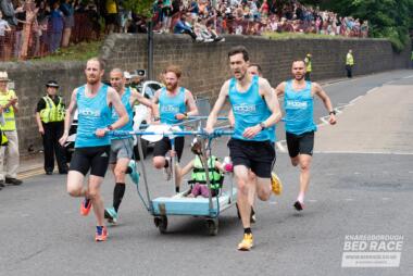Bed 1 &quot;GH Brooks Mens&quot; win the 2022 Bed Race in under 13 mins!